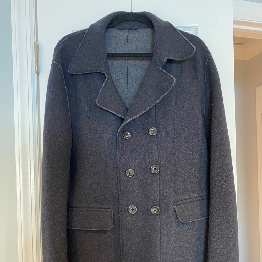 Armani Double Breasted Pea Coat